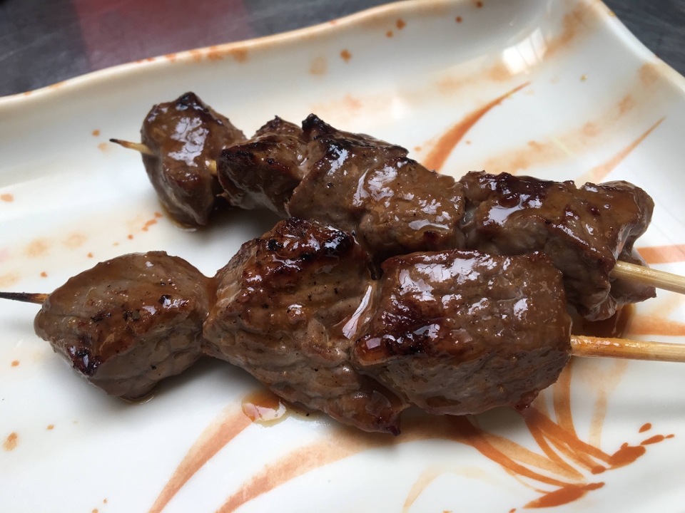 Order Gyu-Sirloin / Beef Sirloin (2 skewers) food online from Harajuku Taproom store, Culver City on bringmethat.com
