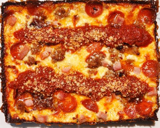 Order Motown Meat Pizza food online from Dtown Pizzeria store, West Hollywood on bringmethat.com