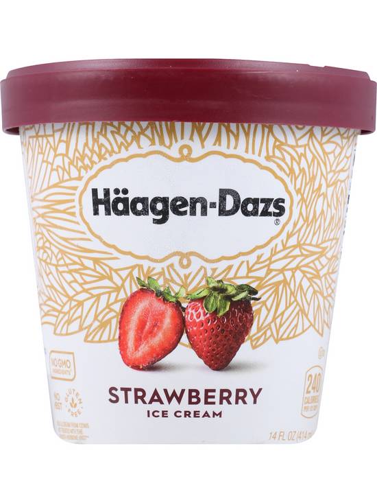 Order Haagen-Dazs Strawberry 14oz food online from Quickchek store, Hackettstown on bringmethat.com