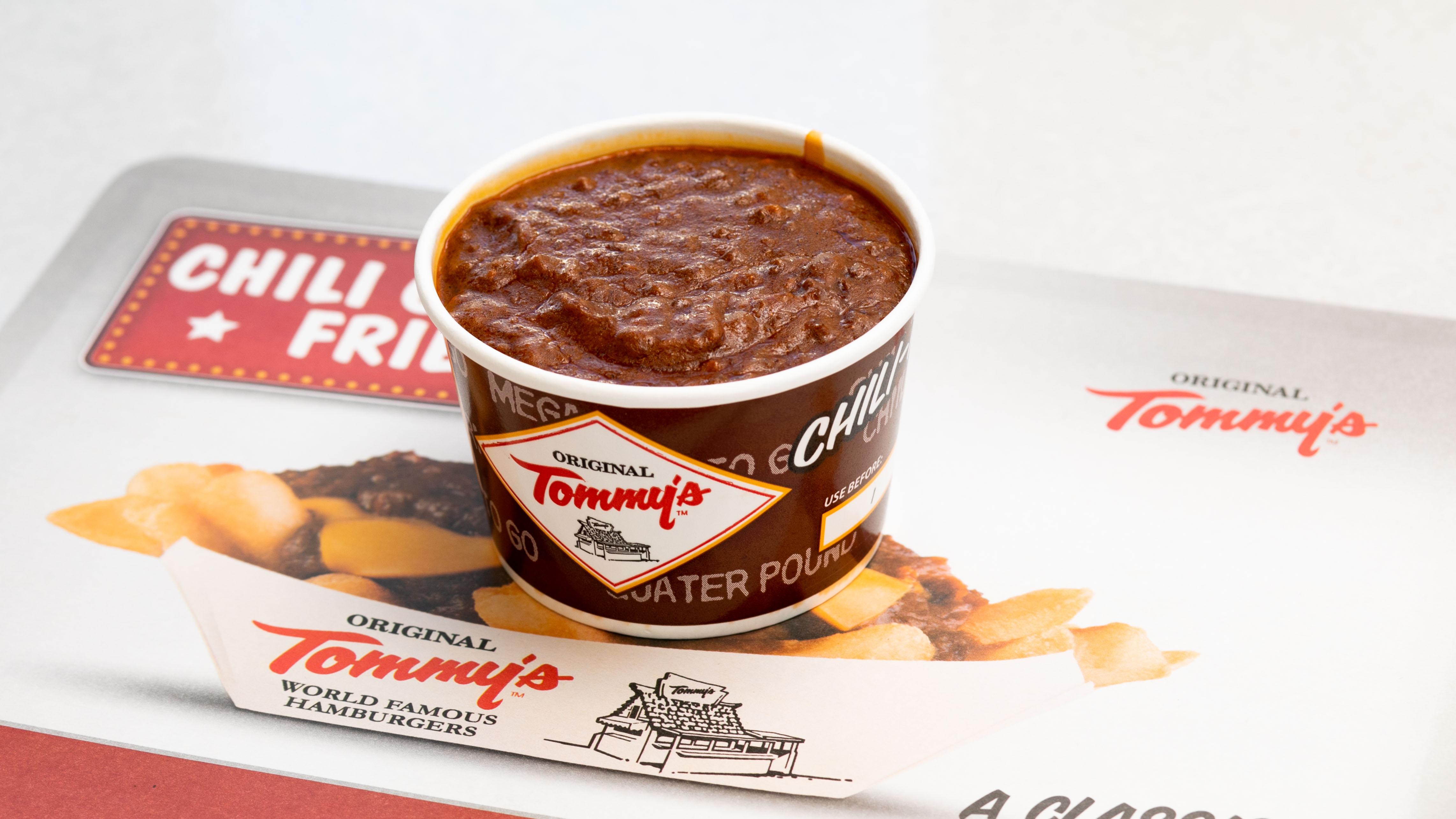 Order Chili-To-Go Medium (12 oz.) food online from Original Tommy store, Los Angeles on bringmethat.com