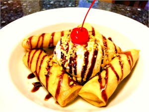 Order Fried  Banana Rolls food online from Chai Yo Thai Cuisine store, Riverview on bringmethat.com