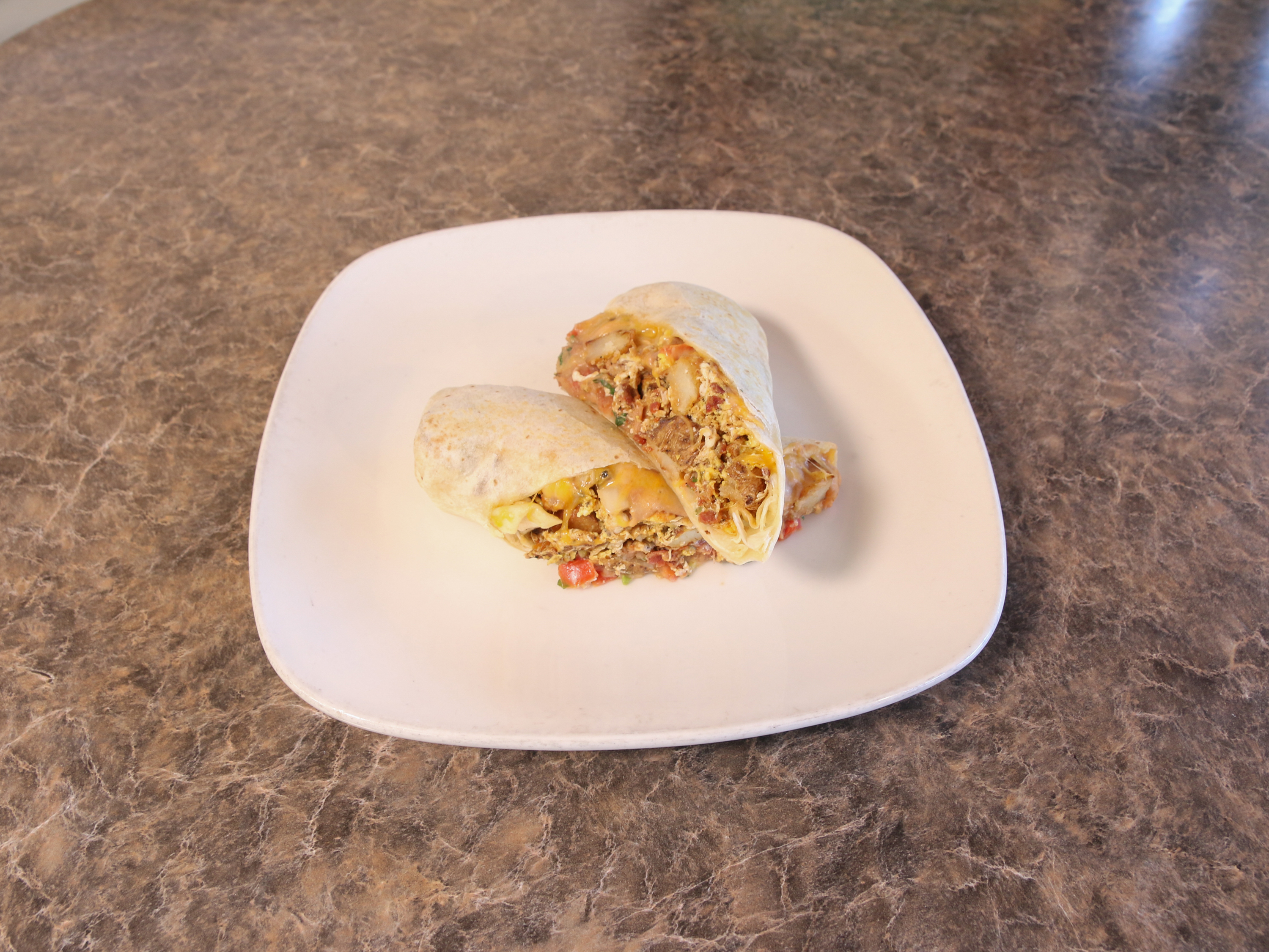 Order Bacon and Eggs Burrito food online from Don Mere Grille store, Lake Elsinore on bringmethat.com