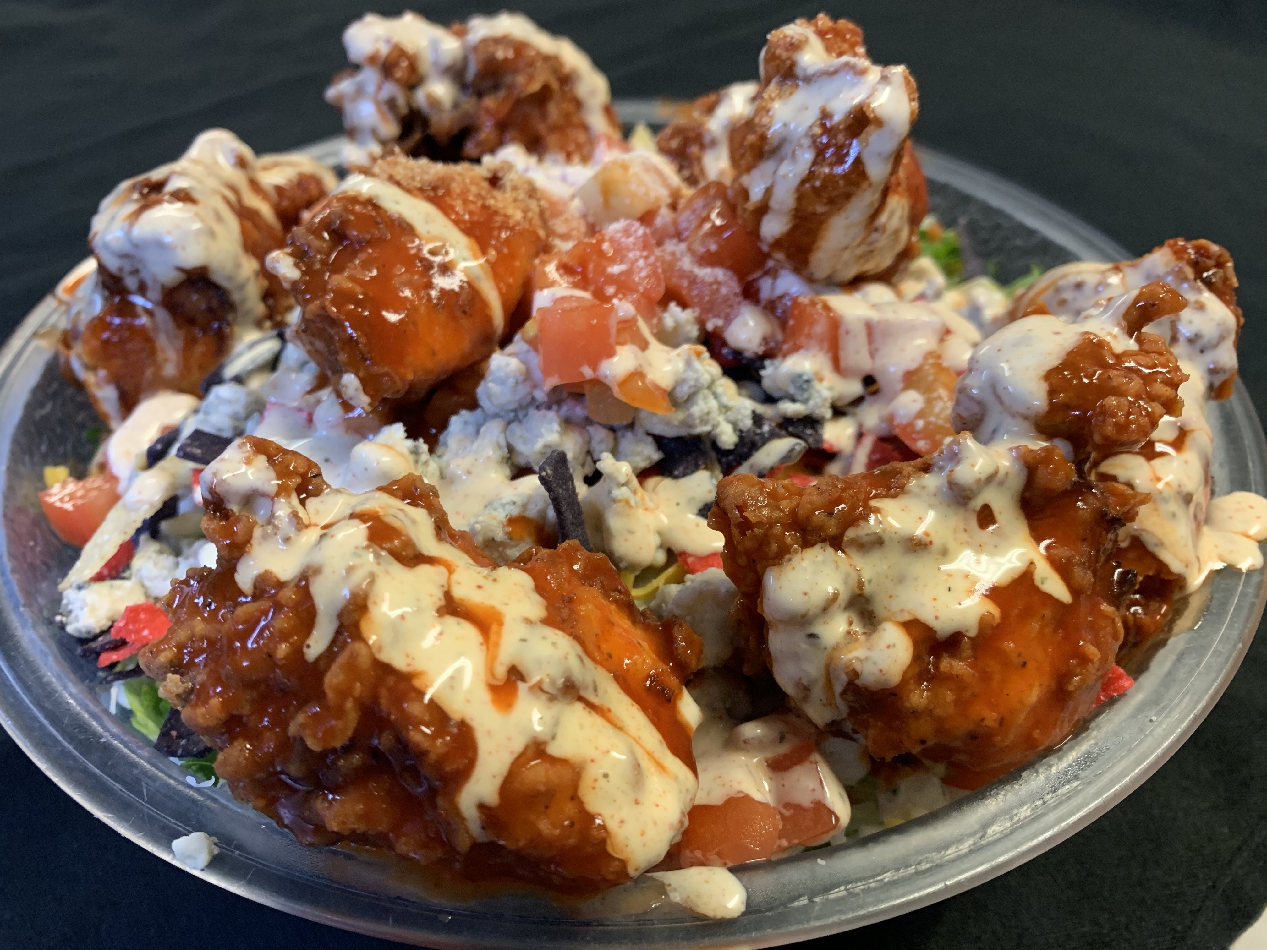 Order Buffalo Chicken Salad food online from Bosses Brickoven Pizza store, Lake Worth on bringmethat.com