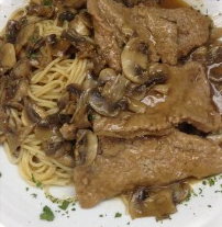 Order Veal Marsala with Mushrooms food online from Ciao Italian Grill & Pizzeria store, Newark on bringmethat.com