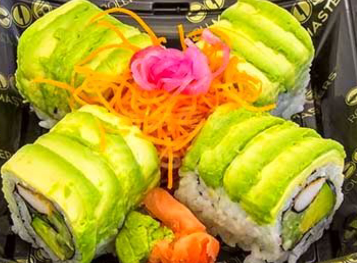 Order Green Dragon Roll food online from Yummy Asian Bistro store, Fox River Grove on bringmethat.com