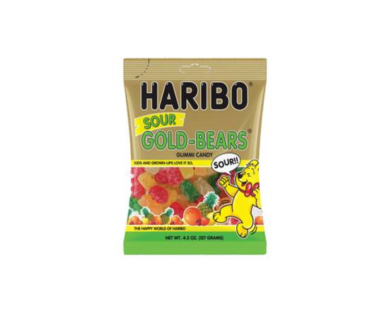 Order Haribo Sour Gummi Bears 4.5 oz food online from Rebel store, North Las Vegas on bringmethat.com