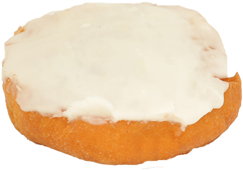 Order White Iced Roll Donut food online from Jack Donuts store, Kokomo on bringmethat.com