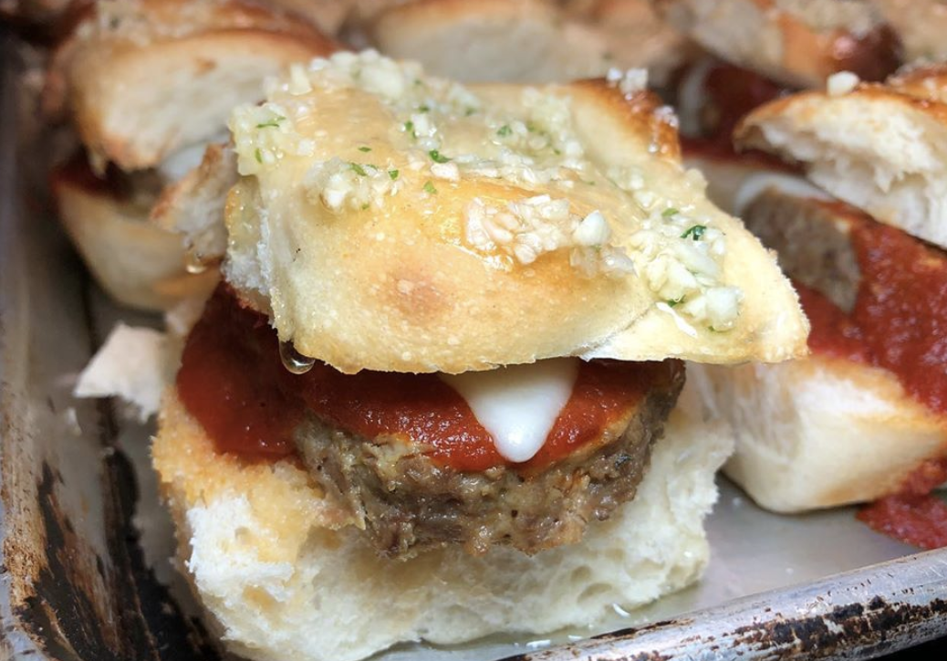 Order Meatball Parm Slider food online from Hold My Knots store, Hillsdale on bringmethat.com