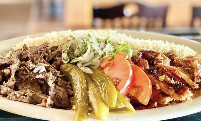 Order Shawarma Combo Plate food online from Libanais Resturant store, Lincolnwood on bringmethat.com