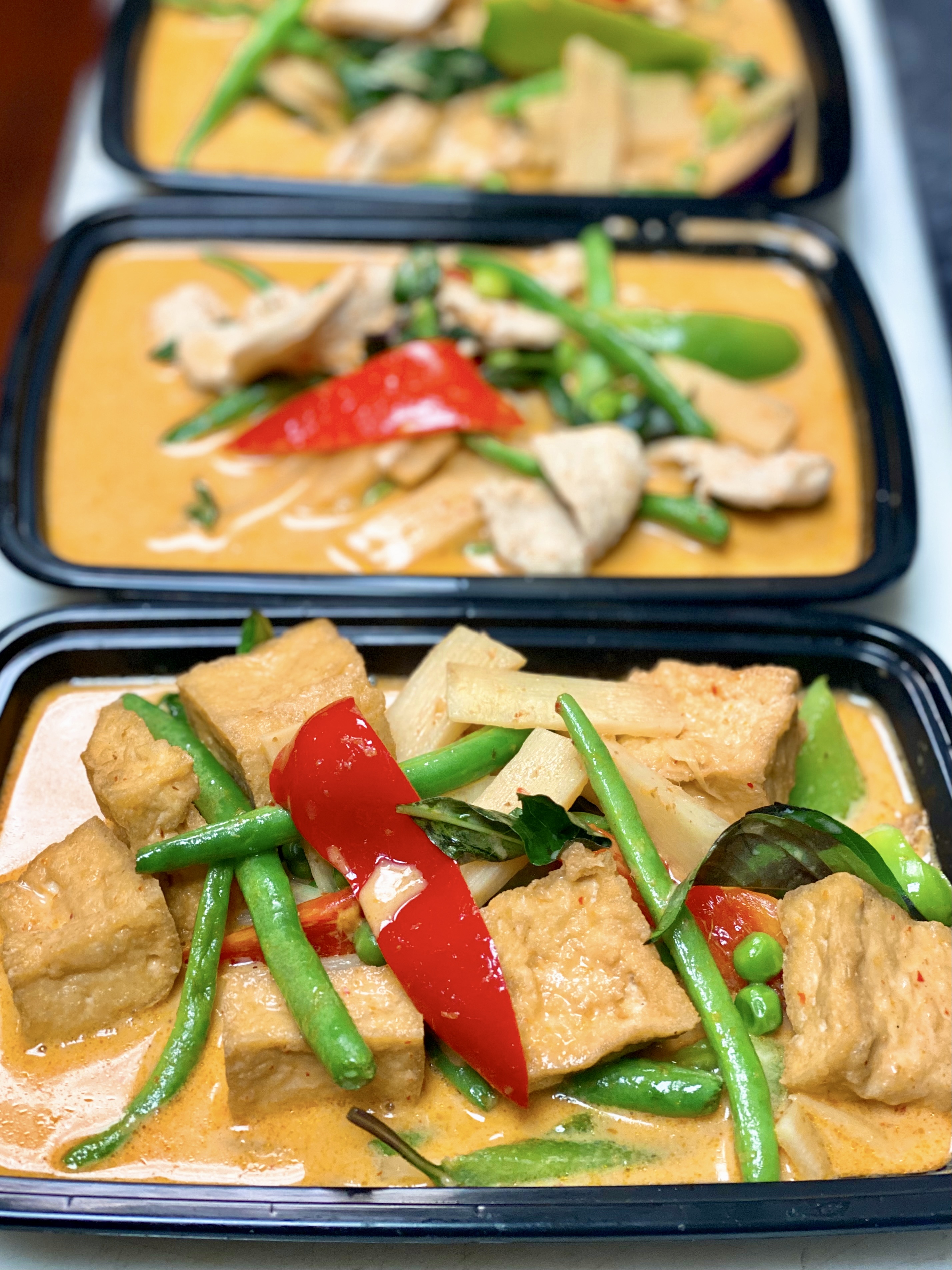 Order (D) Red Curry  food online from Spice Thai Kitchen store, Ipswich on bringmethat.com