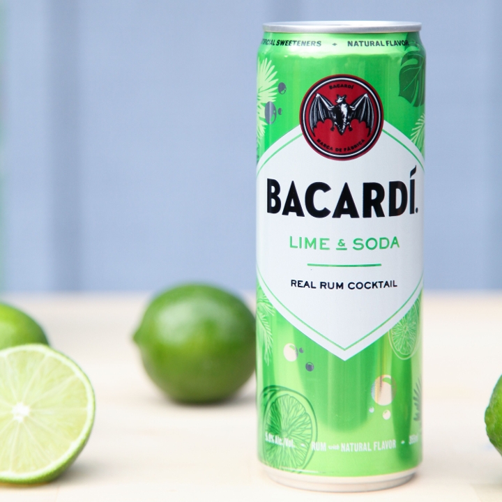 Order Bacardi Lime and Soda - Canned food online from Danzon store, Grand Rapids on bringmethat.com