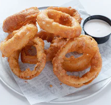 Order Basket of Onion Rings food online from May Restaurant store, Frederick on bringmethat.com