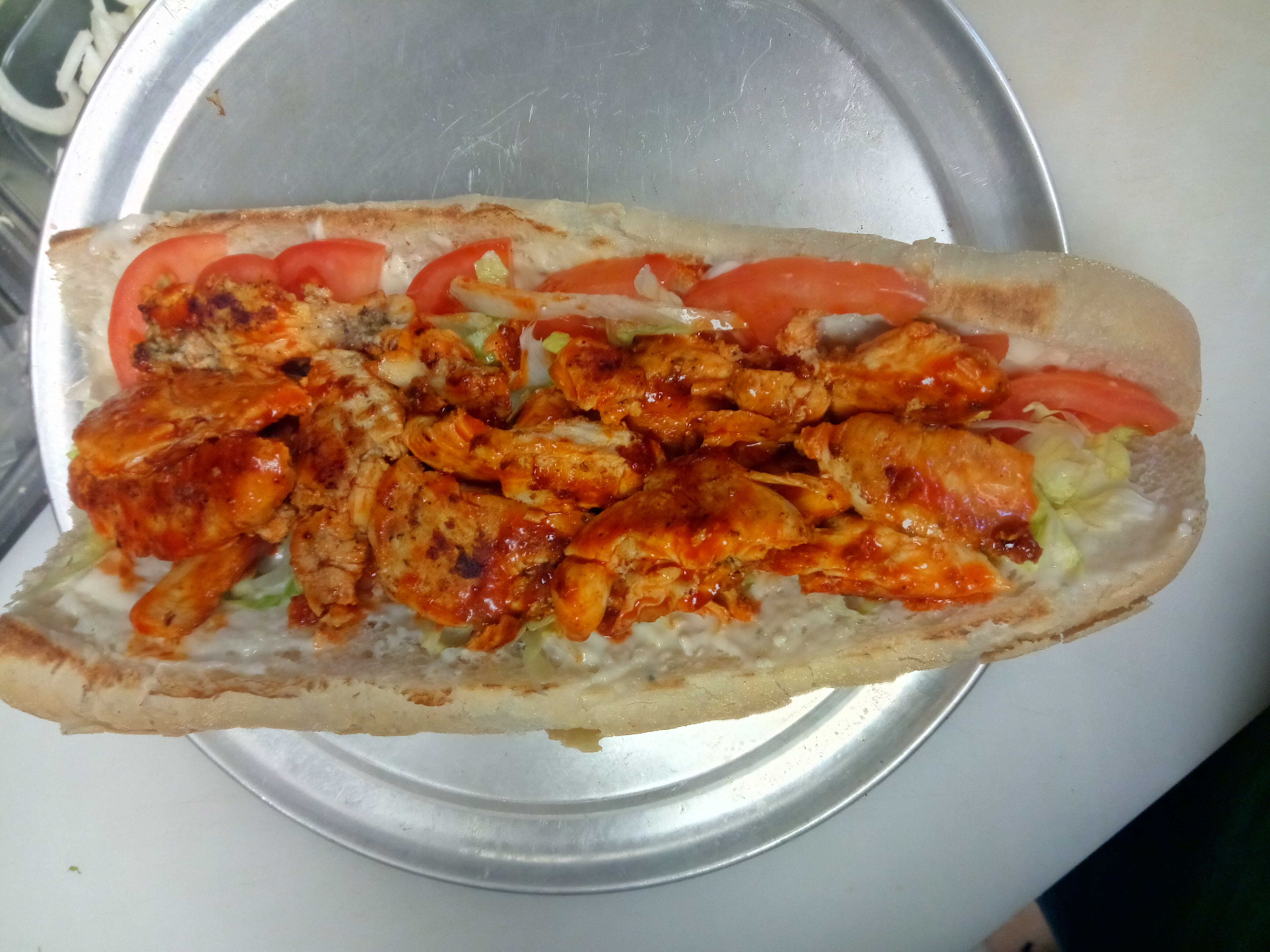 Order Grilled Buffalo Chicken L.G. food online from Italian Pizza & Subs store, Jamaica Plain on bringmethat.com