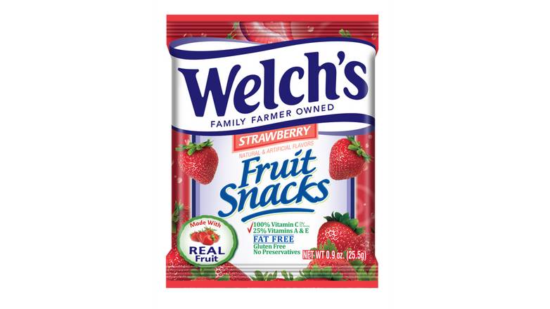Order Welch'S Strawberry Fruit Snacks food online from Trumbull Mobil store, Trumbull on bringmethat.com