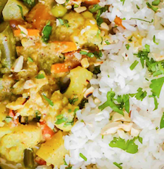 Order Mughalai Mixed Vegetable Korma food online from Mazaa Indian Kitchen store, Pittsburgh on bringmethat.com