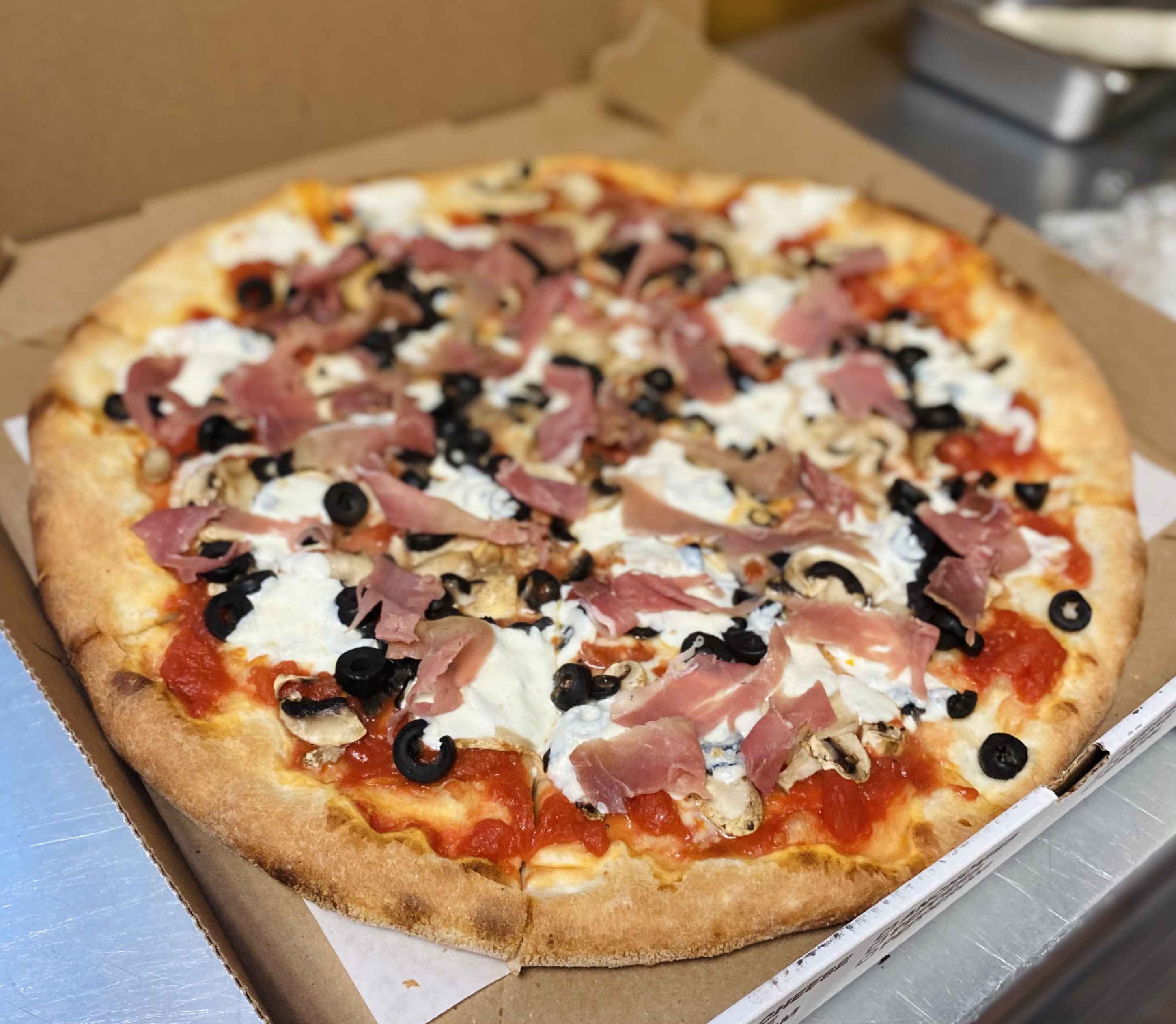 Order Capricciosa Pizza food online from Padrino's Bistro store, Trenton on bringmethat.com