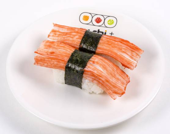 Order Kanikama Nigiri (2 pcs) food online from Sushi + Rotary Sushi Bar store, Aurora on bringmethat.com