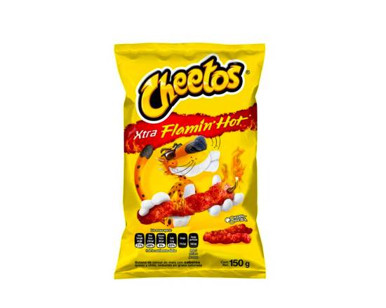 Order Cheetos Xtra Flaming Hot (145g) food online from Mayo Candy Shop store, El Centro on bringmethat.com
