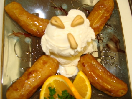 Order Fried Banana with Ice Cream food online from Thai Spice store, Pinole on bringmethat.com