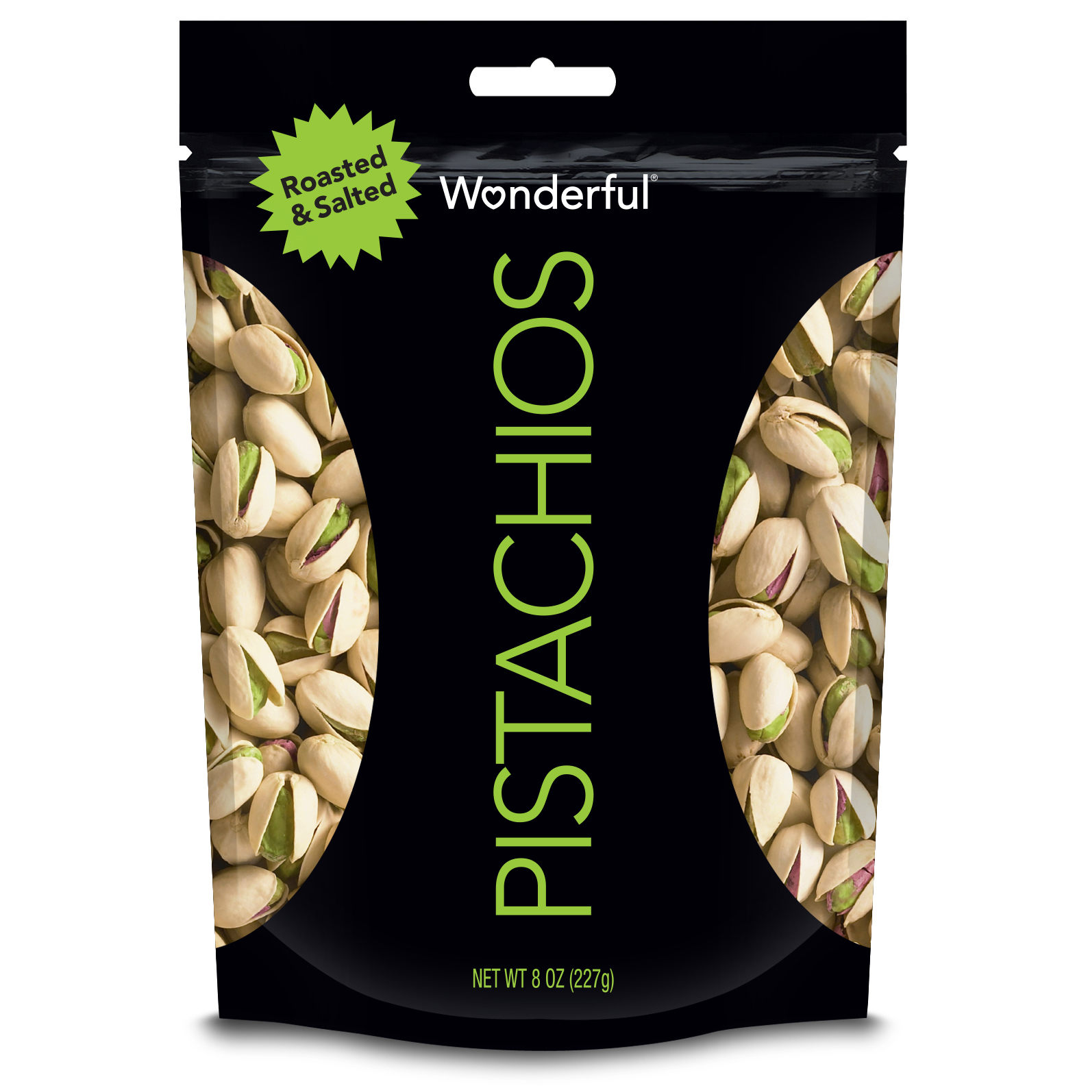 Order Wonderful Pistachios - Roasted & Salted, 8 oz food online from Rite Aid store, MILLER PLACE on bringmethat.com