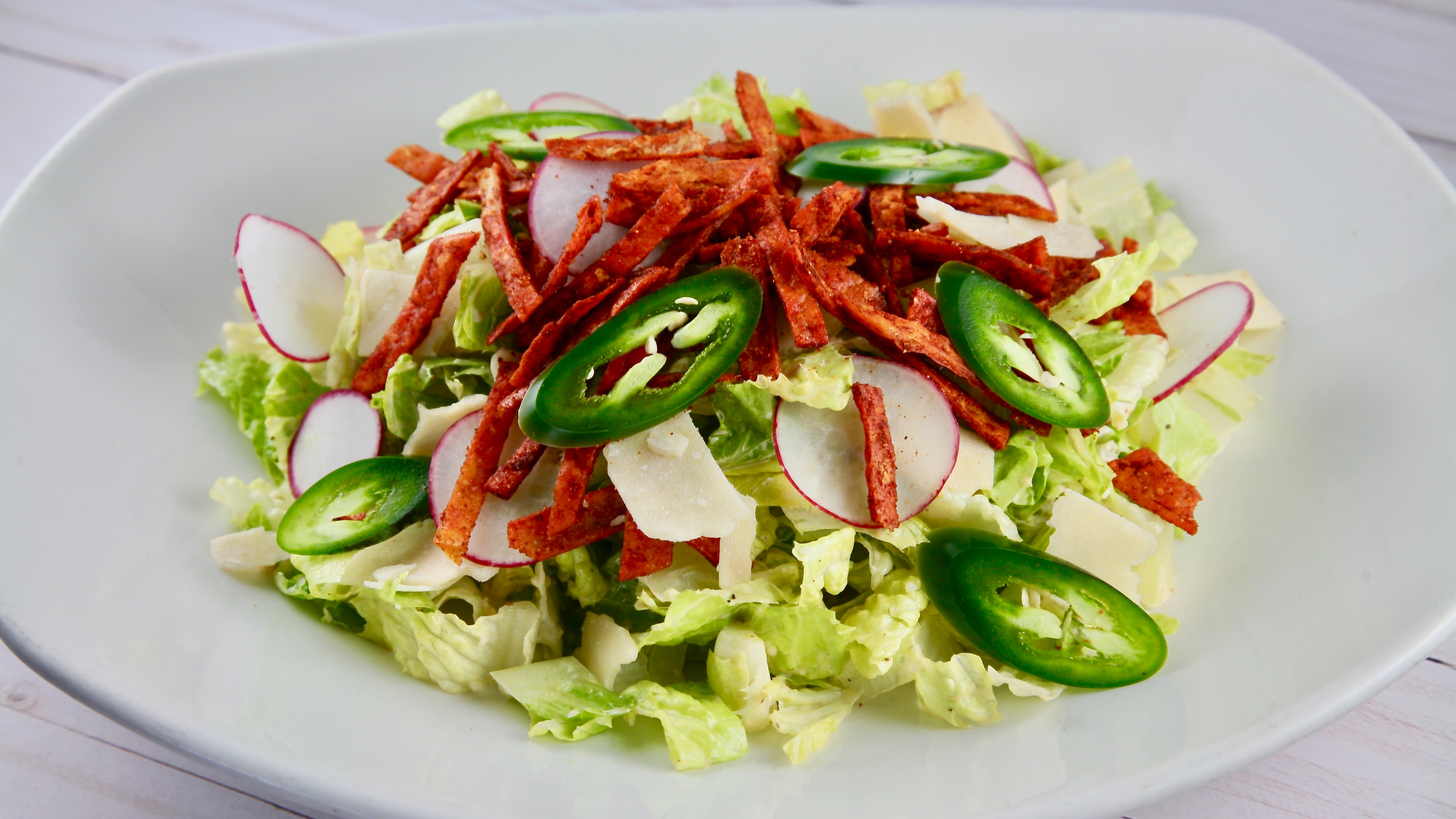 Order Tijuana Caesar Salad (gf) food online from Mago Grill & Cantina store, Arlington Heights on bringmethat.com