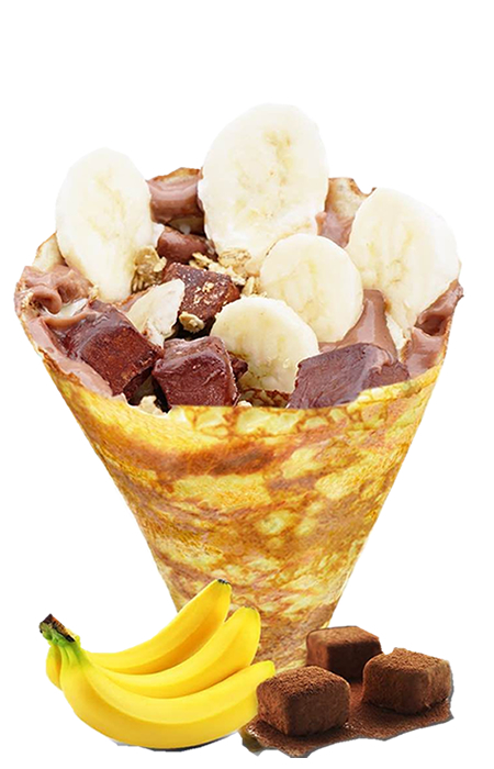 Order Banana Chocolate Crepe food online from Tea & Crepe store, Fargo on bringmethat.com
