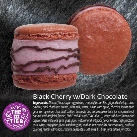 Order Cherry Chocolate Macaron Ice Cream food online from Go china store, Pasadena on bringmethat.com