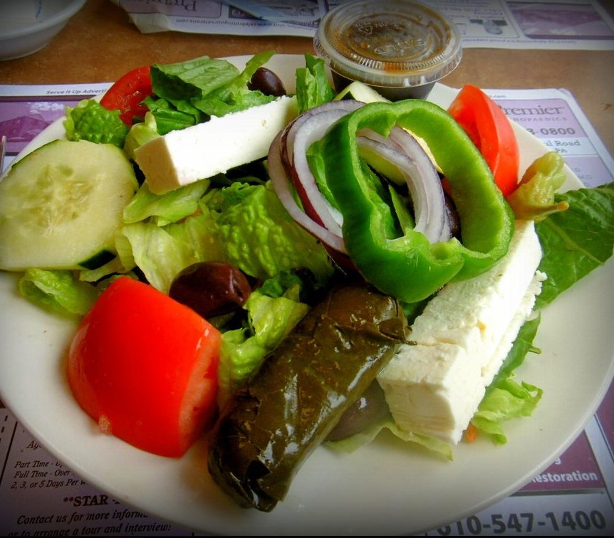 Order Greek Salad food online from Llanerch Diner store, Upper Darby on bringmethat.com