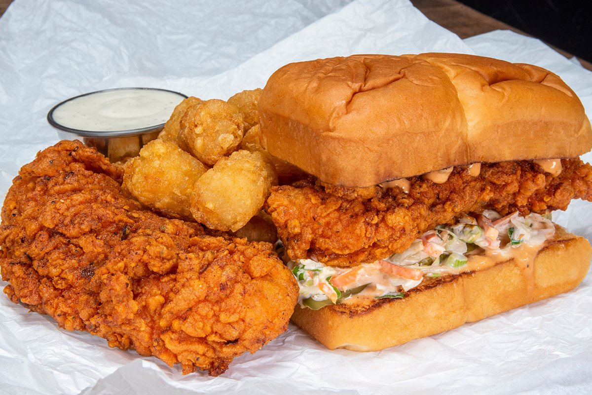 Order 1-TENDER & 1-SLIDER COMBO food online from Bad Mutha Clucka store, West Covina on bringmethat.com