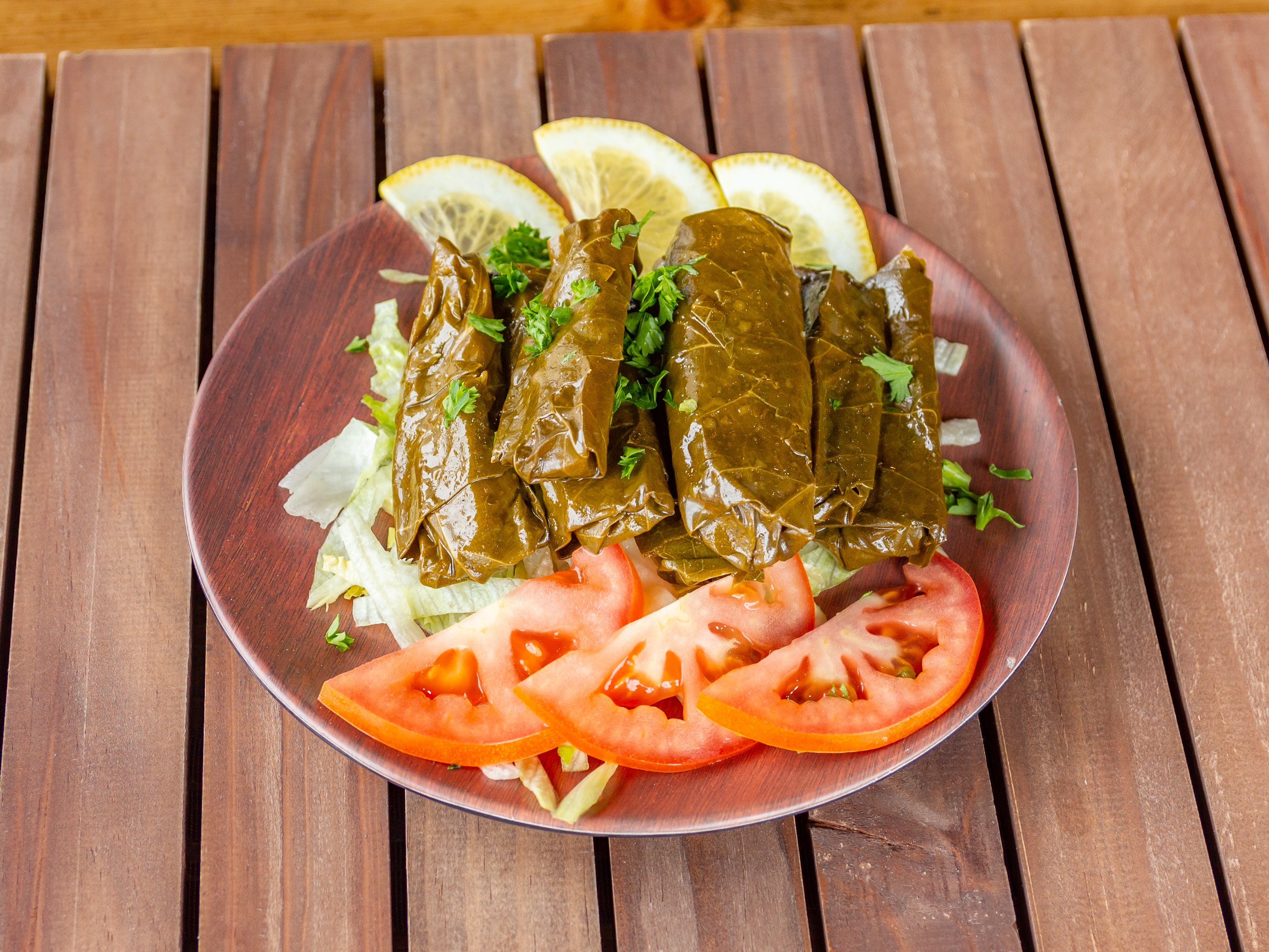 Order Vegetarian Grape Leaves food online from Pita To Go store, Lincoln Park on bringmethat.com