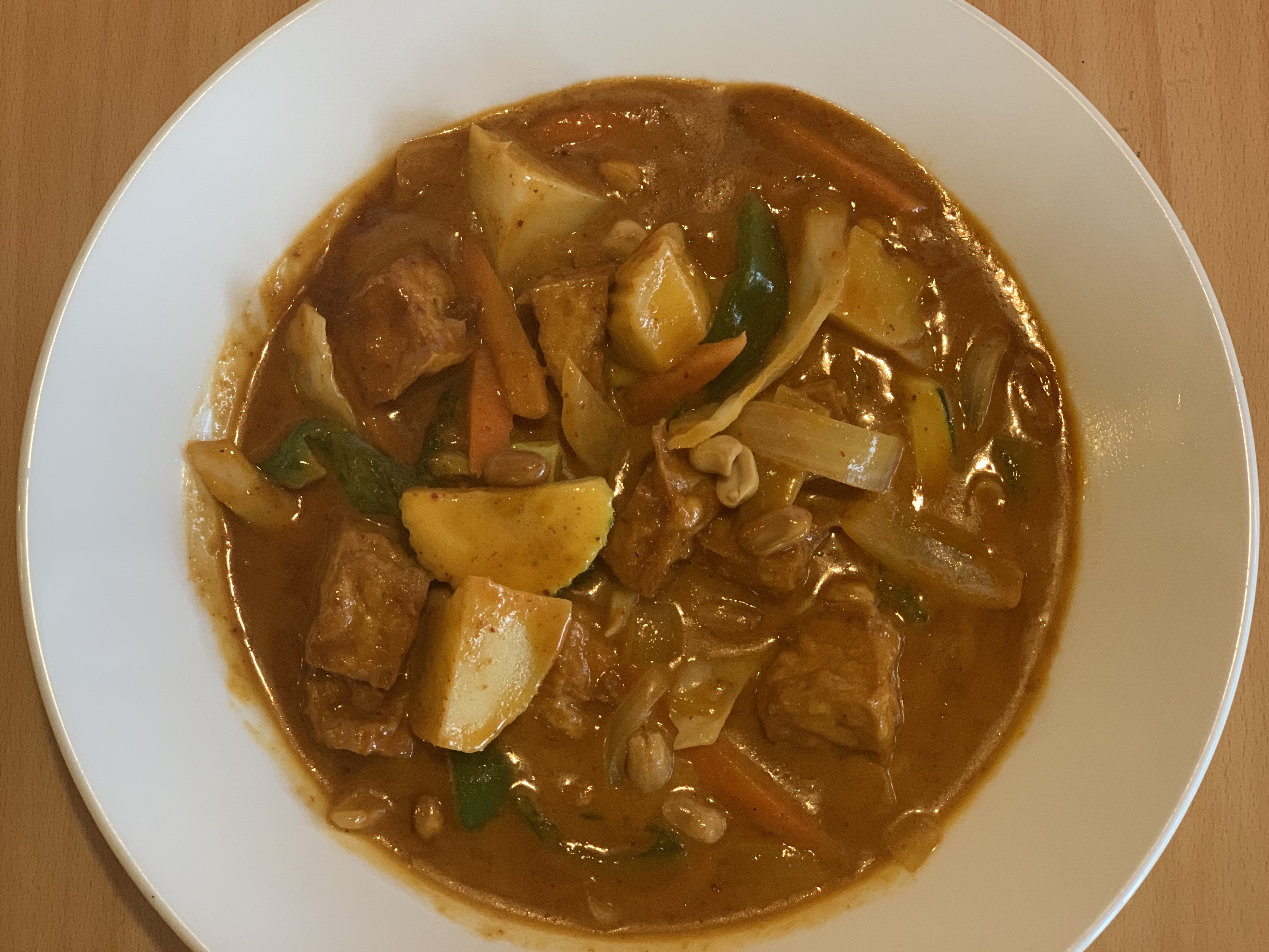Order Massaman Curry Dinner food online from Brown Rice Thai Cuisine store, West Boylston on bringmethat.com