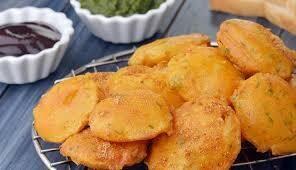 Order Aloo Bajji(4pcs) food online from Peacock Indian Cuisine store, Plano on bringmethat.com