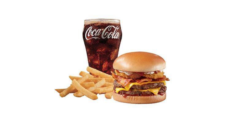 Order Loaded A.1.® 1/3lb* Double Combo  food online from Dairy Queen Grill & Chill store, Gettysburg on bringmethat.com