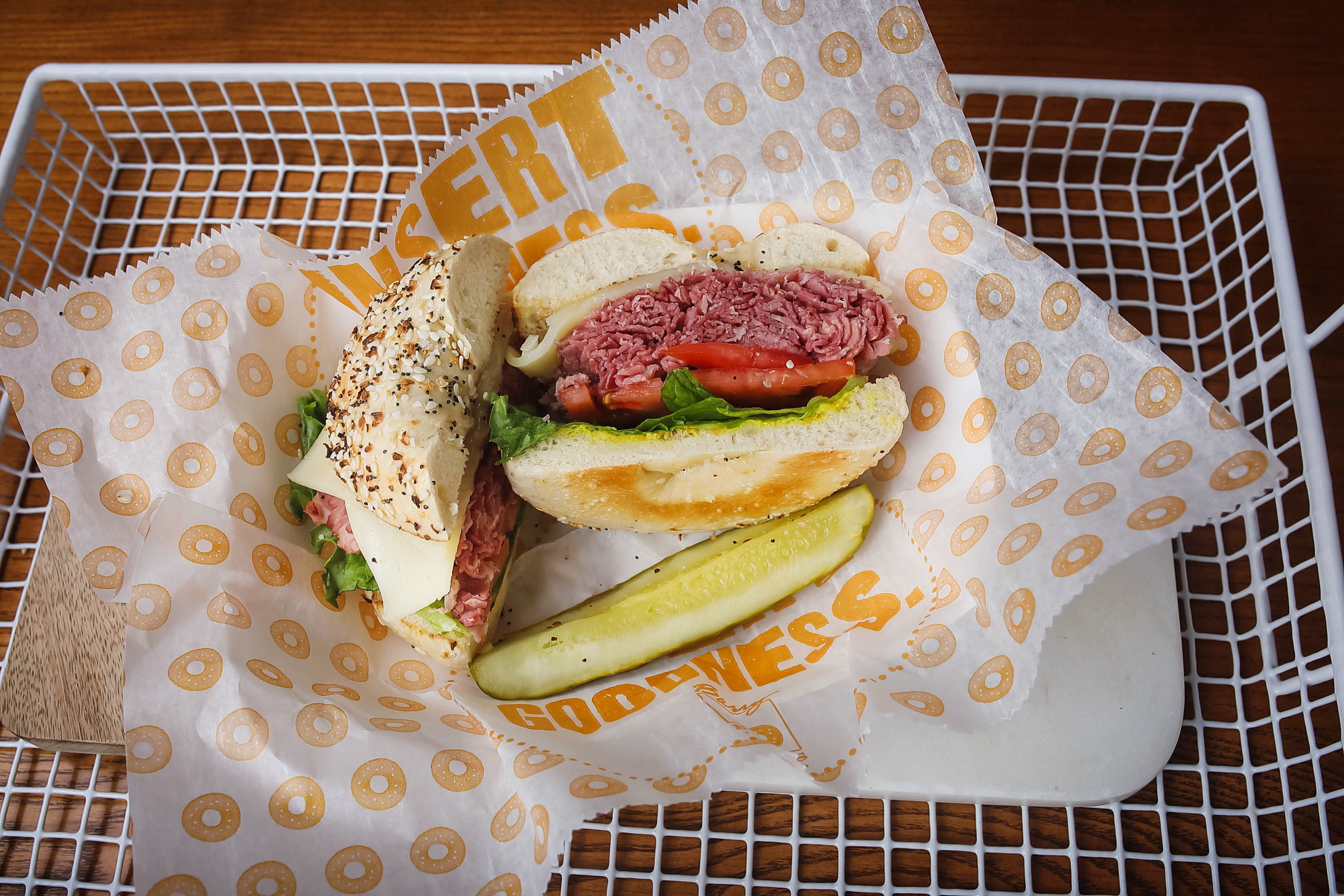 Order Corned Beef Sandwich food online from Barry Bagels store, Perrysburg on bringmethat.com