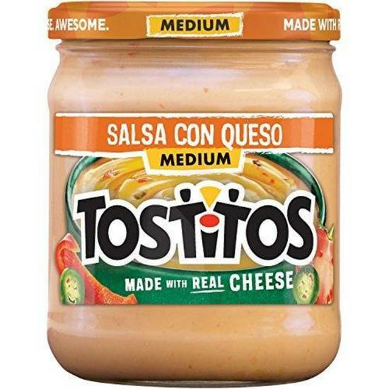 Order Tostitos Salsa Con Queso - Medium food online from IV Deli Mart store, Goleta on bringmethat.com