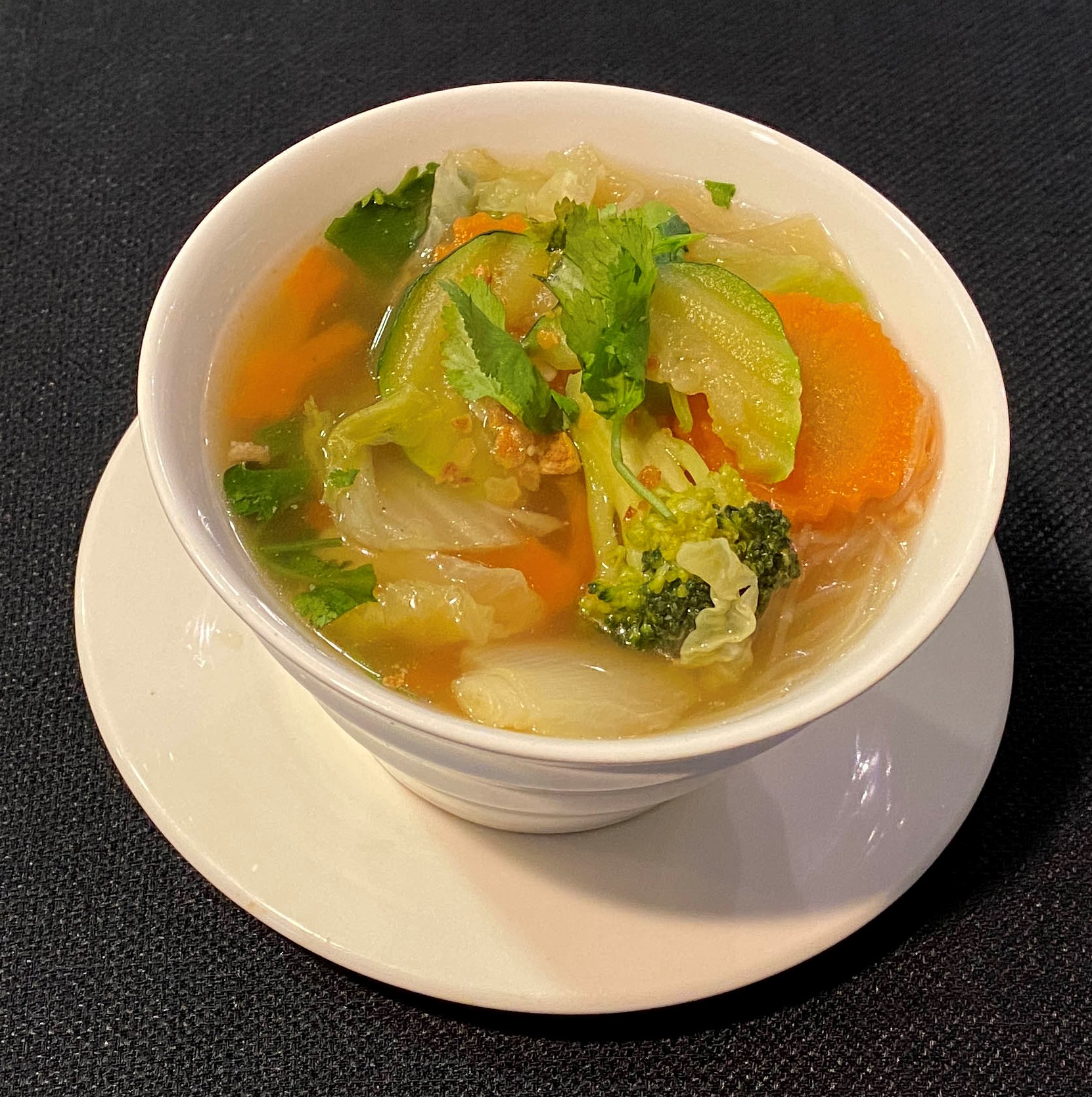 Order * Vegetable Soup * food online from Signature Thai Cuisine store, La Mesa on bringmethat.com