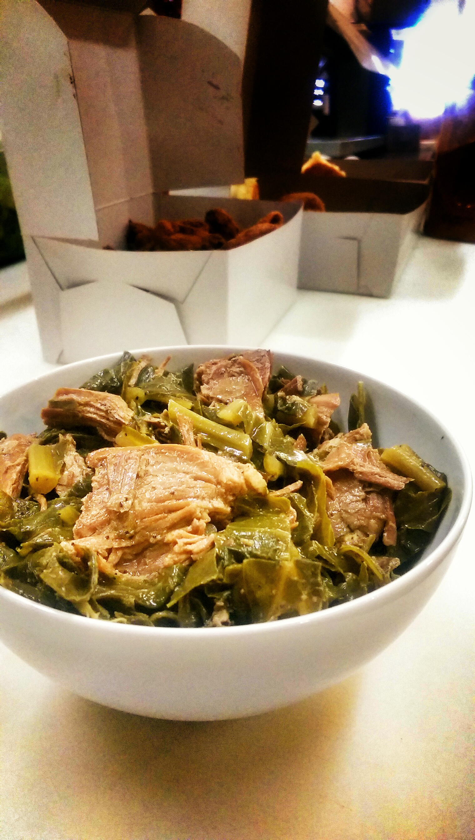 Order Collard Greens food online from The Turkey Grill store, Detroit on bringmethat.com