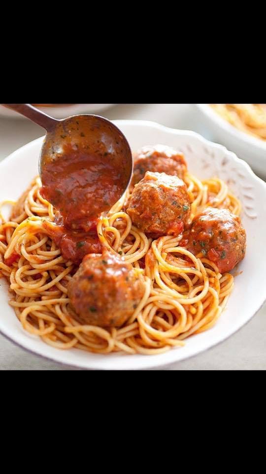 Order Kid's Spaghetti with Meatballs - Kids food online from Alfredo Brick Oven Pizza store, Hazle Township on bringmethat.com