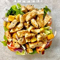 Order Grilled Chicken Salad food online from Pronto Pizza store, Lawrence on bringmethat.com