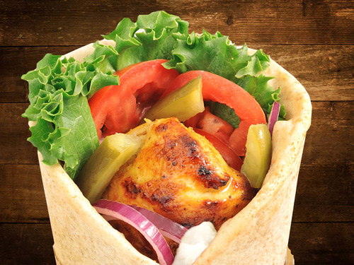 Order Boneless Chicken Wrap food online from Bistro Kabob store, Carlsbad on bringmethat.com
