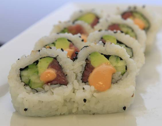 Order Spicy Sushi Roll food online from Wasabi Sushi store, Troutdale on bringmethat.com