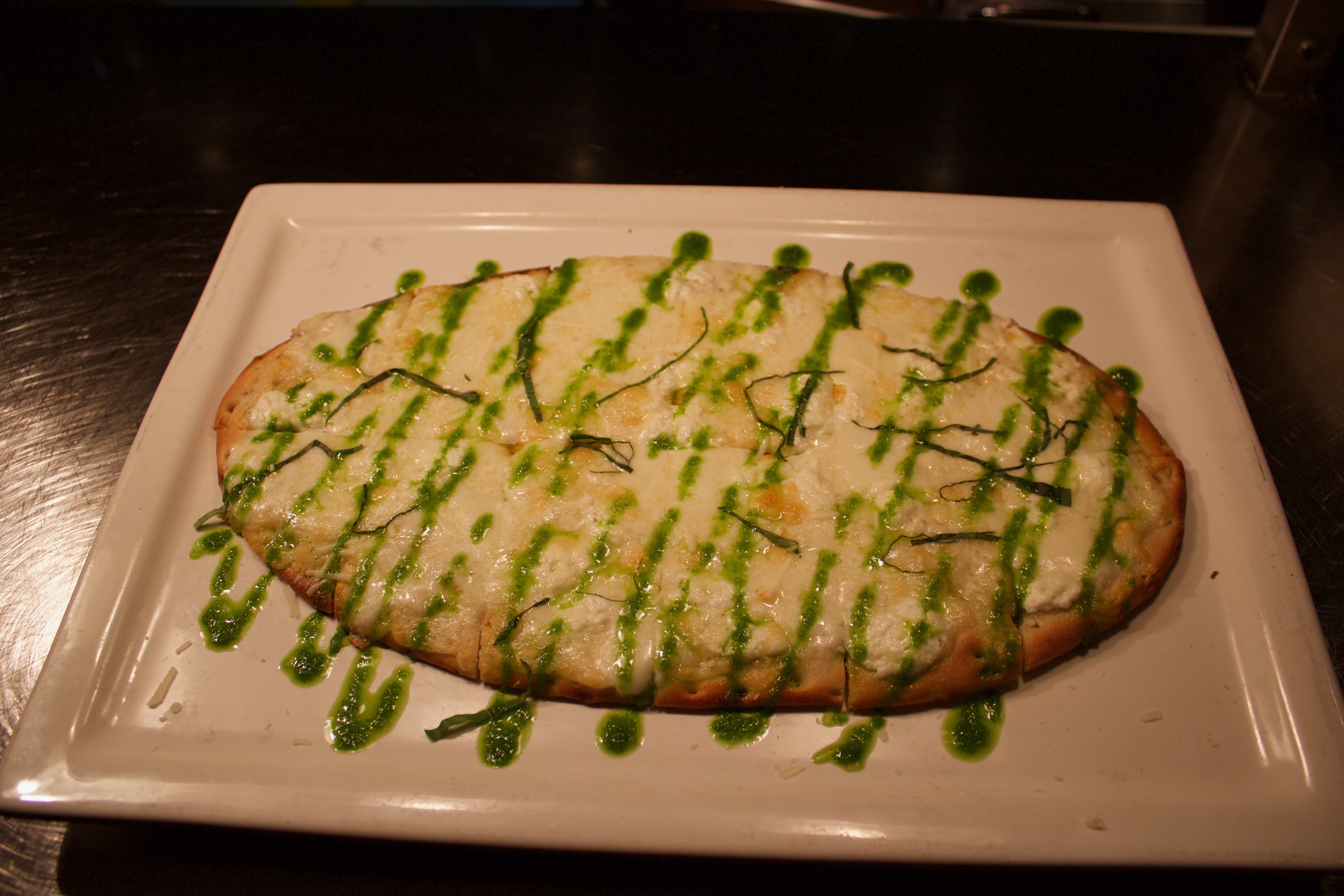 Order 4 Cheese Flatbread food online from Eno Vino Wine Bar & Bistro store, Madison on bringmethat.com