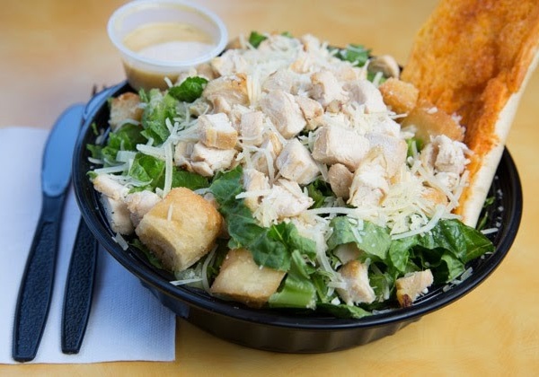 Order Chicken Caesar Salad food online from Garibaldi'S Italian Eatery store, Arlington Heights on bringmethat.com