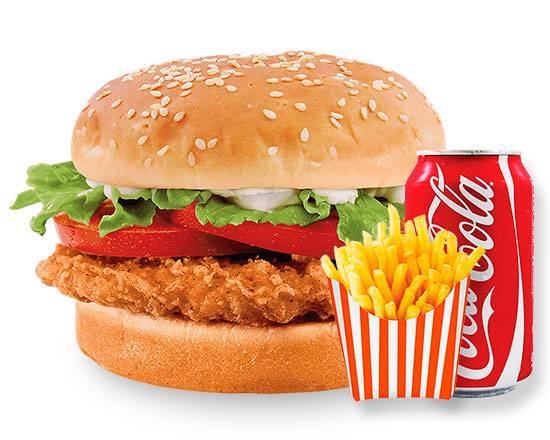 Order Spicy Chicken Sandwich Combo food online from Us Kennedy Fried Chicken store, New York on bringmethat.com