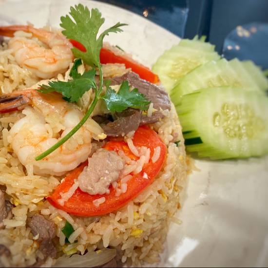 Order Combination Fried Rice food online from Green Basil store, Calabasas on bringmethat.com