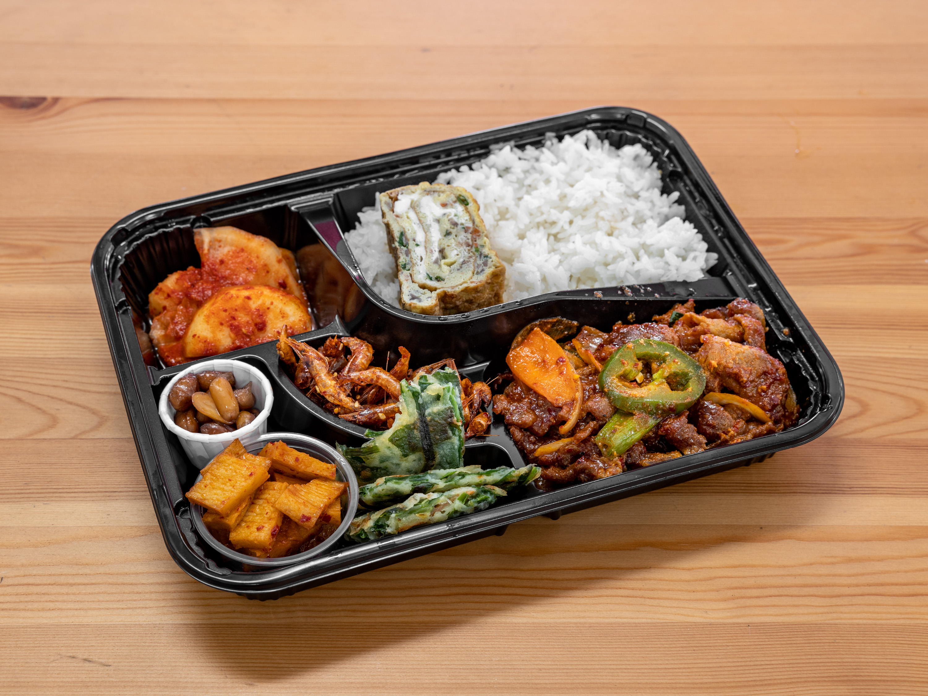 Order Spicy Pork Bento Box food online from Heartfulmade store, Fullerton on bringmethat.com