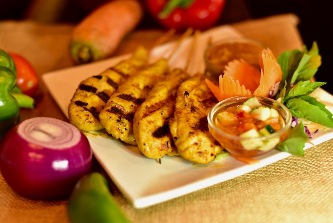 Order Satay Chicken food online from Brown Sugar Cafe store, Boston on bringmethat.com