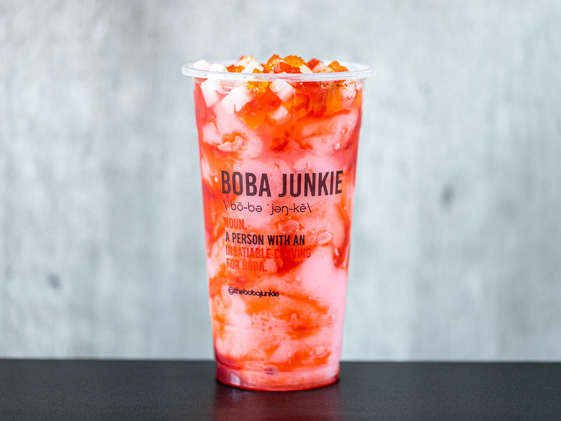 Order Guava Lava food online from Boba Junkie store, Costa Mesa on bringmethat.com