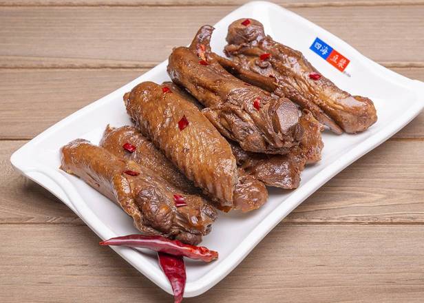 Order 67. Marinated Duck Wings 滷鴨翅 food online from Four Sea store, Hacienda Heights on bringmethat.com