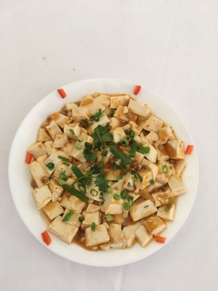 Order Ma Pao Tofu with Minced Pork food online from Mission Asia Noodle store, San Francisco on bringmethat.com